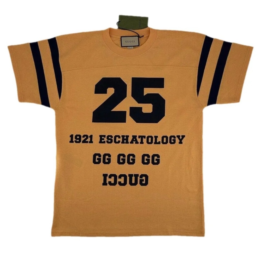 Gucci Mustard T-Shirt with Tag
Style is OVERSIZED